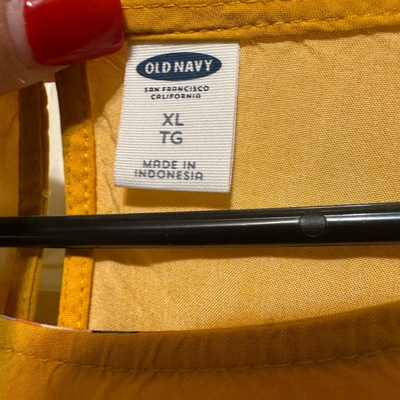 Old Navy Yellow Floral Long Sleeve Dress - Picture 3 of 6